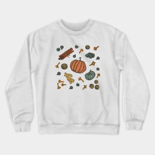 Pumpkin spice vintage colors Crewneck Sweatshirt